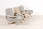 marco zanuso fauteuil lady 720 1951 beige italien arflex