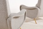 marco zanuso fauteuil lady 720 1951 gris italien 1960 arflex