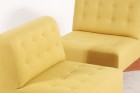 pierre guariche chauffeuse fauteuil capitole jaune 1950 1960