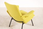 pierre guariche fauteuil sk660 jaune design france 1950 1960