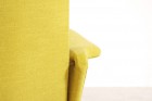 pierre guariche fauteuil sk660 jaune design france 1950 1960