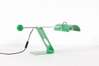 mauro martini picchio charoy lamp steel green 1970 design