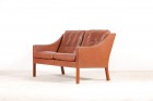 borge mogensen canapé 2208 marron fredericia danois 1960