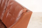 borge mogensen fredericia leather borwn sofa 2208 1960