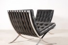 barcelona chair knoll mies rohe black design 1950 1960
