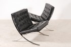 barcelona chair knoll mies rohe black design 1950 1960