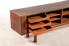 arne vodder sibast furniture enfilade basse palissandre 1960