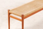 niels otto moller banc teck cannage scandinave 63 1960