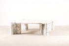 gae aulenti knoll marble calacatta jumbo coffe table 1960