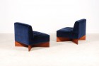 pierre guariche chauffeuse fauteuil capitole bleu 1950 1960