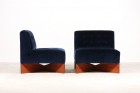 pierre guariche chauffeuse fauteuil capitole bleu 1950 1960