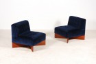 pierre guariche chauffeuse fauteuil capitole bleu 1950 1960