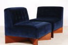 pierre guariche chauffeuse fauteuil capitole bleu 1950 1960