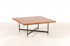 finn juhl niels vodder teak coffee table fj-57 1957 1960