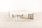 gae aulenti knoll marble calacatta jumbo coffee table 1960