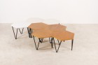 gio ponti isa italy pietro coffe table oak formica 1950