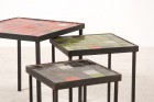 mado jolain rené legrand tables gigognes céramique 1950