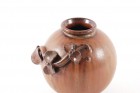 arne bang vase pot ceramic design deco brown 52 1950