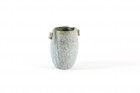 arne bang vase pot ceramic design deco blue green 55 1950