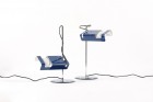 joe colombo oluce lampe bleu spider italie design 1960 1967