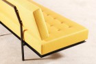 florence knoll international sofa 578 yellow settee 1954