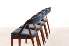 kai kristiansen schou andersen chair 31 rosewood velvet blue