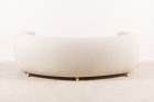 danish scandinavian curved sofa wool nobilis design 1940