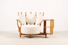 guillerme chambron votre maison chêne fauteuil laine 1960