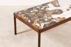 jeppe hagedorn olsen ceramic rosewood coffee table 1960