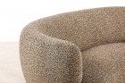 danish curved banana sofa two seat design 1940 1950 wool