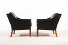 borge mogensen fredericia furniture 2207 fauteuil cuir 1960