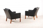 borge mogensen fredericia furniture 2207 armchair leather