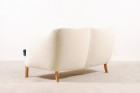 canapé 2 places danois 1950 laine velours design scandinave