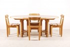 guillerme chambron elmyre table oak votre maison 1960 french