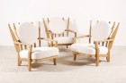 guillerme chambron votre maison oak armchair juliette 1950