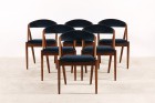 kai kristiansen schou andersen chairs 31 velvet blue oak