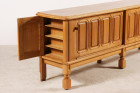 guillerme chambron votre maison oak sideboard credenza 1960