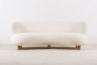 otto schulz schultz boet curved sofa wool sweden 1940 1950