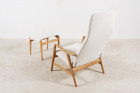 alf svensson fritz hansen kontour fauteuil scandinave 1960