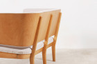 soren fritz hansen 2240 hêtre canapé velours scandinave 1940