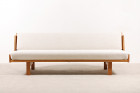 hans wegner daybed canapé getama ge-258 vintage 1960 danois