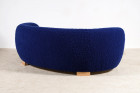 curved sofa banana danish vintage scandinavian nobilis blue