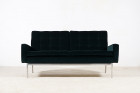 florence knoll sofa 2556 vintage design velvet green 1960