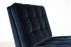 florence knoll international lounge chair 65 velvet blue