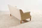 sofa two seat danish vintage scandinavian wool 1940 design