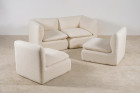 sectional modular sofa airborne france chairs 1970 design