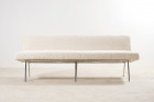 florence knoll sofa 33 wool white design 1960 1950 vintage
