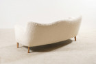 danish scandinavian curved sofa wool nobilis design 1950