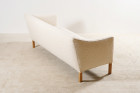 danish scandinavian curved sofa wool nobilis design 1950