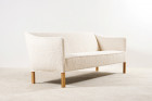 danish scandinavian curved sofa wool nobilis design 1950
